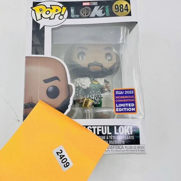 NEW Funko Pop! Marvel Loki - Boastful Loki #984 Vinyl Figure Bobblehead - Picture 10 of 10